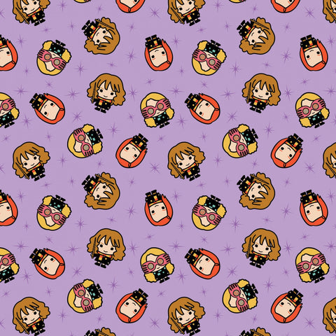 WIZARDING WORLD HARRY POTTER Kawaii Girl Toss Purple