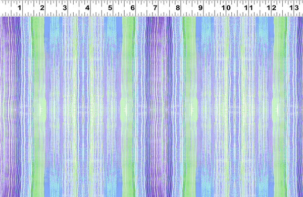 FLOWER SHOP Watercolour Stripe Purple - SALE $17.00 p/m