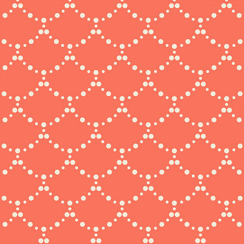MILLIE FLEUR KNIT Ripples Coral 50cm
